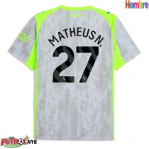 Camiseta Manchester City Matheus Nunes #27 Tercera Equipación 2025-26 manga corta